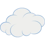 white cloud icon