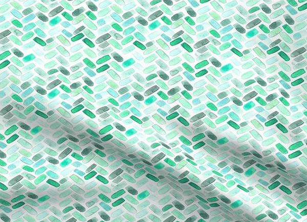 Emerald Herringbone