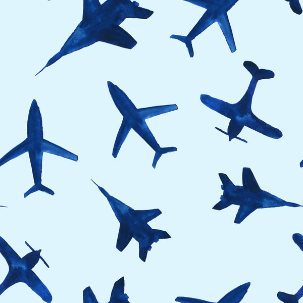 Airplanes on Blue